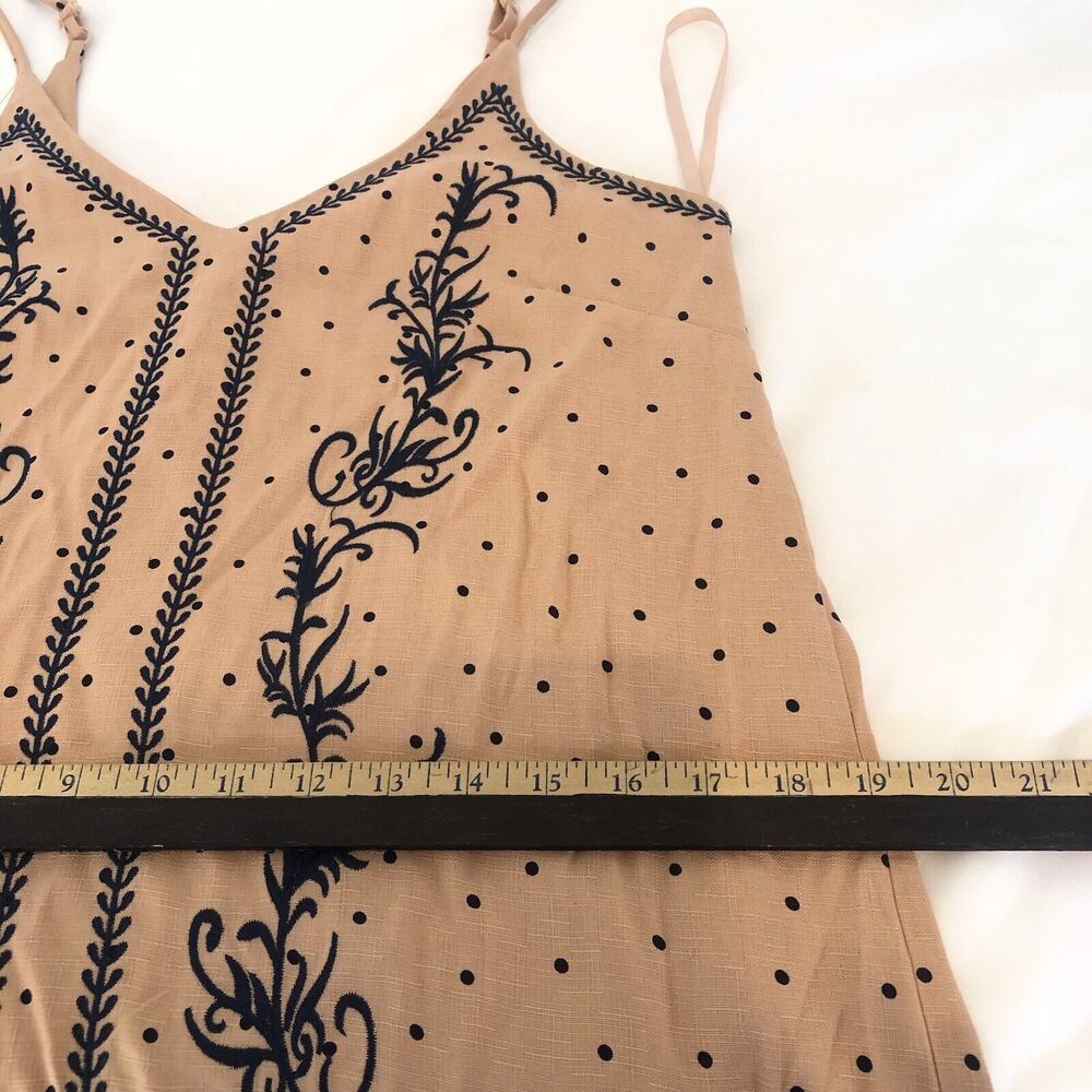 She + Sky Sleeveless Dress Women’s Size M- Strappy Blue  Floral Fully Lined - Picture 6 of 15